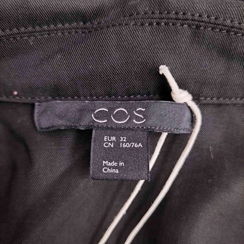 コス COS TENCEL LYOCELL テンセル スリム 開襟シャツ レディース 32