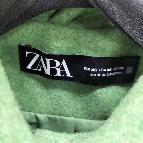 ザラ ZARA ポリエステルクロップドジャケット レディース JPN:XS