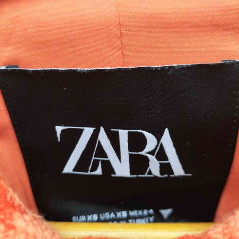 ザラ ZARA ポリエステル コットン 千鳥格子 ジャケット レディース JPN:XS