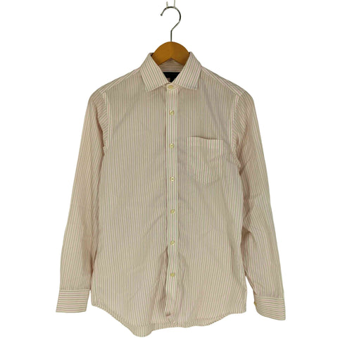 バナナリパブリック BANANA REPUBLIC NON-IRON CLASSIC FIT ストライプ 長袖シャツ メンズ import:S