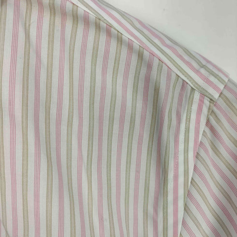 バナナリパブリック BANANA REPUBLIC NON-IRON CLASSIC FIT ストライプ 長袖シャツ メンズ import:S