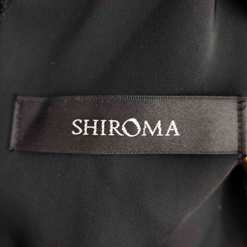 SHIROMA ハイネック ストレッチ ロング ワンピース レディース FREE