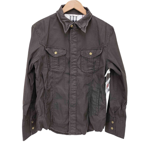 バーバリーブラックレーベル BURBERRY BLACK LABEL スナップボタン シャツジャケット メンズ JPN:L