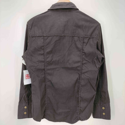 バーバリーブラックレーベル BURBERRY BLACK LABEL スナップボタン シャツジャケット メンズ JPN:L