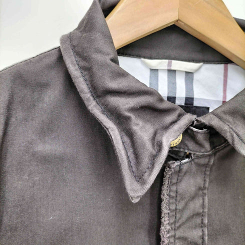 バーバリーブラックレーベル BURBERRY BLACK LABEL スナップボタン シャツジャケット メンズ JPN:L