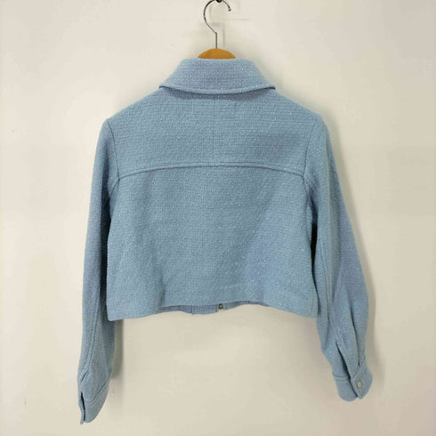 ザラ ZARA METALLIK IPLI TEKSTURALANGAN JAKET レディース JPN:S
