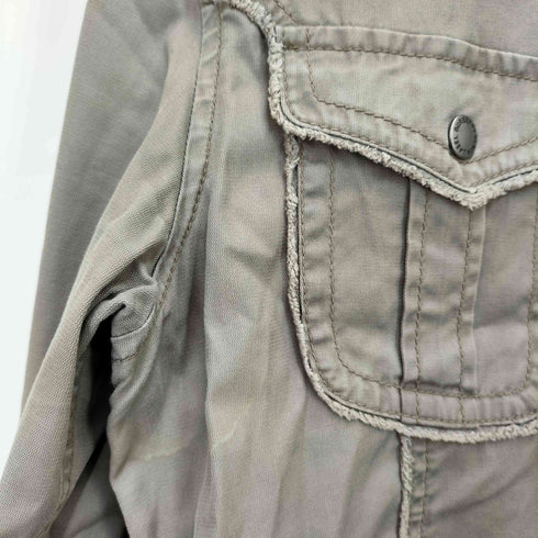 バーバリーブラックレーベル BURBERRY BLACK LABEL スナップボタン シャツジャケット メンズ JPN:L