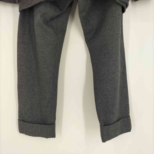 ツモリチサト TSUMORI CHISATO 00S 09AW 変形 ドレープ 立体ポケット ウール 1B テーラード ジャケット サルエル スラックス パンツ セットアップ レディース 2