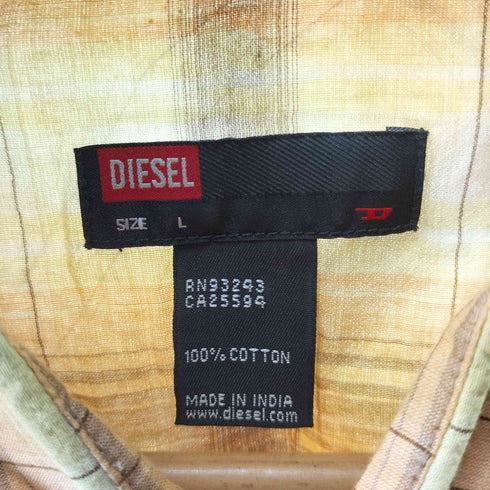ディーゼル DIESEL ウエスタンシャツ y2k メンズ JPN:L