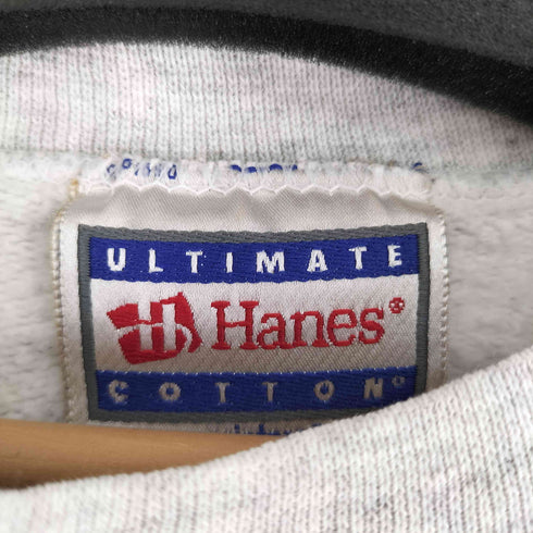 ヘインズ Hanes 90S プリント クルーネックスウェット メンズ