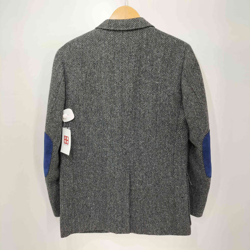 ジェイプレス J.PRESS ヘリンボーン エルボーパッチ ウール 段返り3B テーラードジャケット メンズ T 170