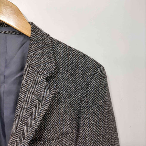 ジェイプレス J.PRESS ヘリンボーン エルボーパッチ ウール 段返り3B テーラードジャケット メンズ T 170