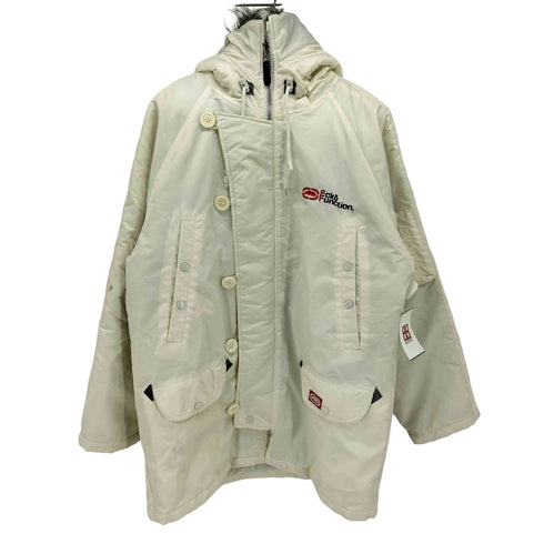 エコー ECKO N-3B ロゴ 刺繍 ファー フード ミリタリー フライト ジャケット メンズ import:L