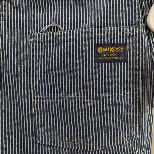 オシュコシュ OSHKOSH 70s USA製 ヒッコリーストライプ ペインターパンツ メンズ 33/34