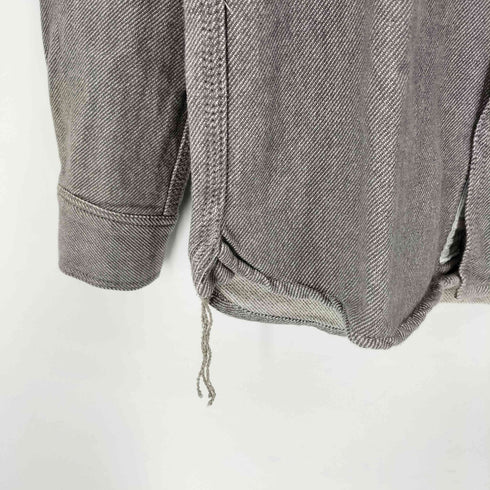 ヒューストン HOUSTON ソリッドビエラ ワークシャツ マチ付き メンズ import:M