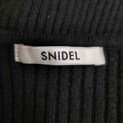 スナイデル snidel デザインフリルレイヤードミニニットワンピース レディース ONE SIZE