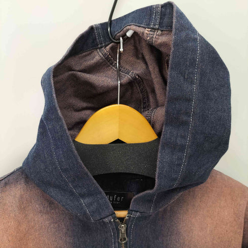 LAUFER Overdyed denim hooded street メンズ JPN:M