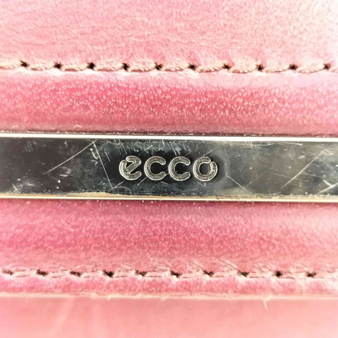 エコー ecco フラップ スクエア レザー ショルダー バッグ レディース