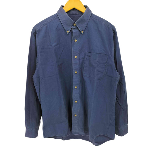 ドッカーズ DOCKERS ロゴ刺繍 コットン ボタンダウン L/S シャツ メンズ import:M