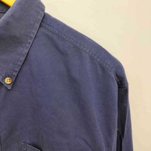 ドッカーズ DOCKERS ロゴ刺繍 コットン ボタンダウン L/S シャツ メンズ import:M