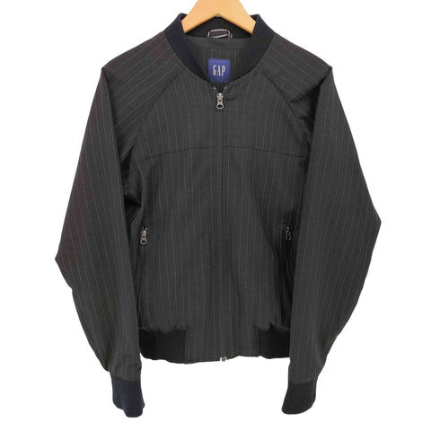 ギャップ Gap 00S OLD ウール ストライプ ジップアップ ブルゾン 04'FALL メンズ import:S