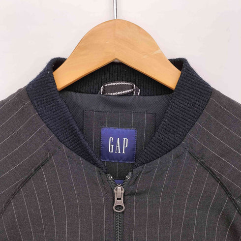 ギャップ Gap 00S OLD ウール ストライプ ジップアップ ブルゾン 04'FALL メンズ import:S