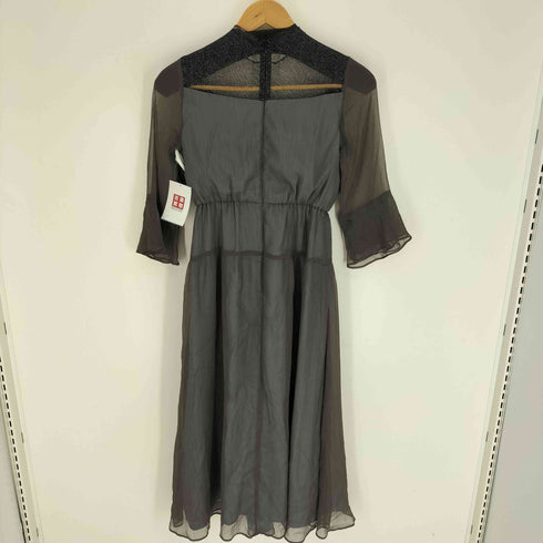 kana Lame tulle chiffon dress ラメ チュール シフォン ドレス ワンピース レディース JPN:S