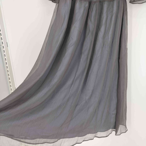 kana Lame tulle chiffon dress ラメ チュール シフォン ドレス ワンピース レディース JPN:S