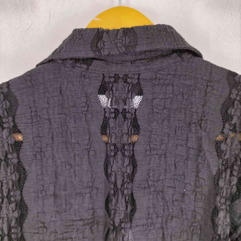 aah midnight club レース切替 変形アーム ブラウス レディース