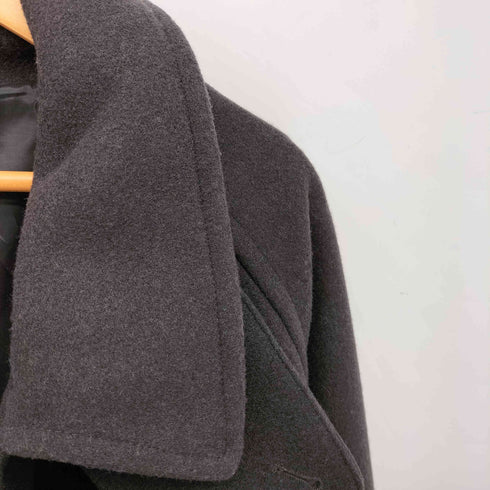 エマクローズ EMMA CLOTHES 2WAY オーバーサイズ メルトン ダブルヨーク ラグラン トレンチ コート メンズ JPN:L