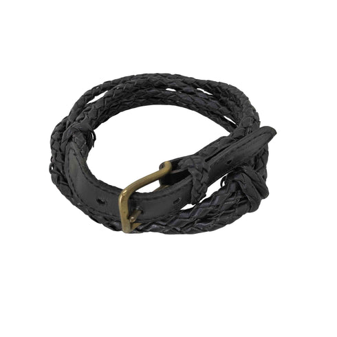 ポロラルフローレン POLO RALPH LAUREN MADE IN ENGLAND イントレチャートレザーベルト 編み込み/メッシュ メンズ 36/90