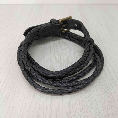 ポロラルフローレン POLO RALPH LAUREN MADE IN ENGLAND イントレチャートレザーベルト 編み込み/メッシュ メンズ 36/90