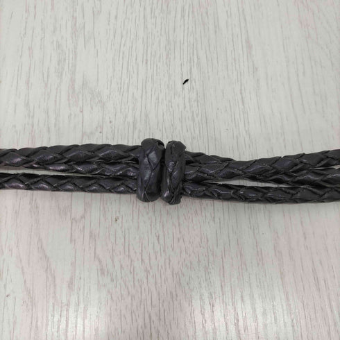 ポロラルフローレン POLO RALPH LAUREN MADE IN ENGLAND イントレチャートレザーベルト 編み込み/メッシュ メンズ 36/90