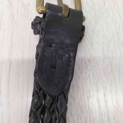 ポロラルフローレン POLO RALPH LAUREN MADE IN ENGLAND イントレチャートレザーベルト 編み込み/メッシュ メンズ 36/90