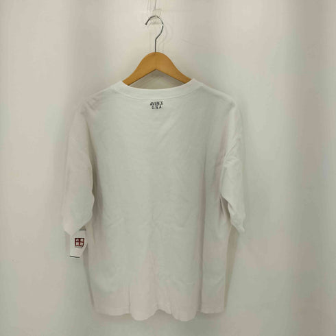 アヴィレックス AVIREX USA デイリーウエア RIB ルーズフィット S/S クルーネック Tシャツ メンズ import:L