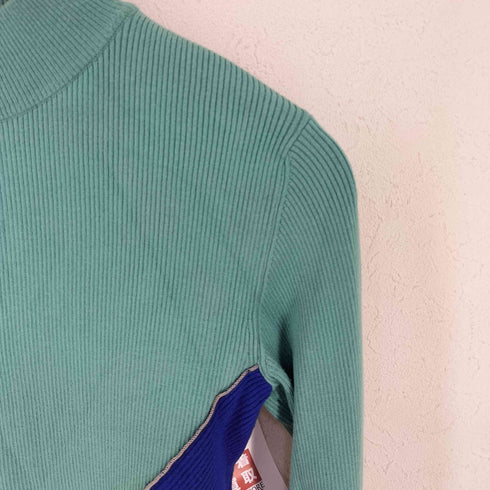 ユナイテッドトウキョウ UNITED TOKYO スラントバイカラーニット レディース FREE