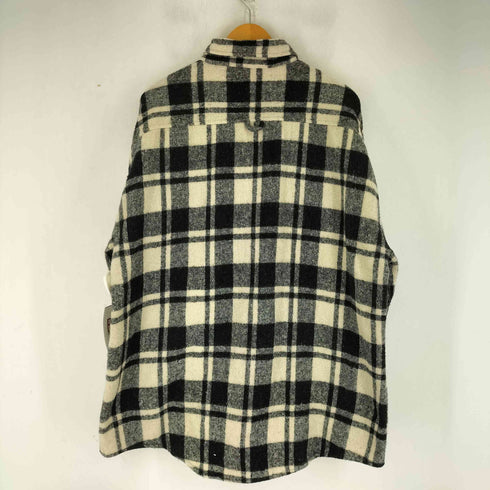 フィールドマスター fieldmaster ウール混 L/S チェックシャツ メンズ import:XL