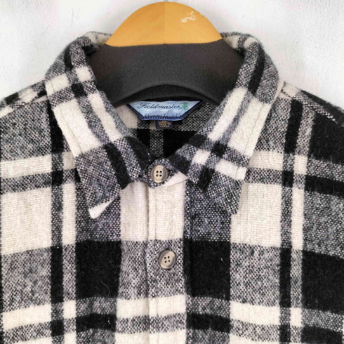 フィールドマスター fieldmaster ウール混 L/S チェックシャツ メンズ import:XL