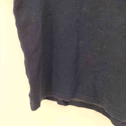 SIMPLE PROJECT 襟ニット切替 ロゴ刺繍ポロシャツ メンズ import:S