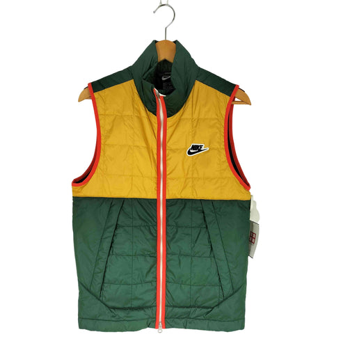 ナイキ NIKE ロゴワッペン ダブルジップ 中綿ベスト メンズ import:XS
