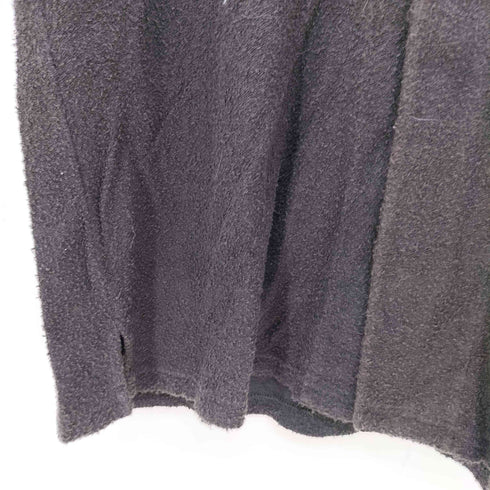 SIMPLE PROJECT 比翼 スナップボタン パイル地 半袖シャツ メンズ import:L