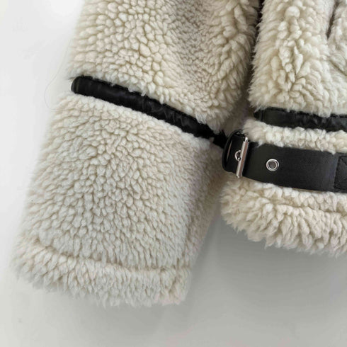 ザラ ZARA ボアムートンジャケット メンズ JPN:L