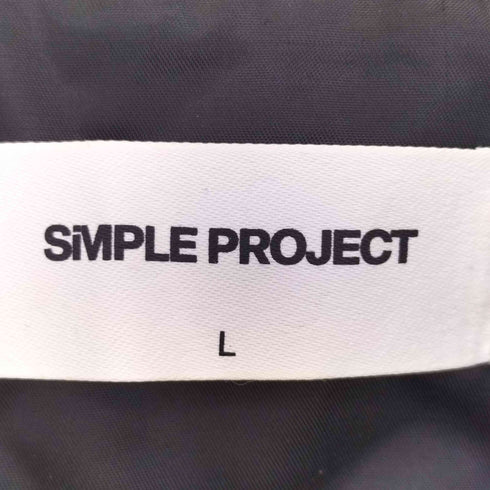 SIMPLE PROJECT バックオープン ノースリーブ 2B テーラードジャケット メンズ import:L