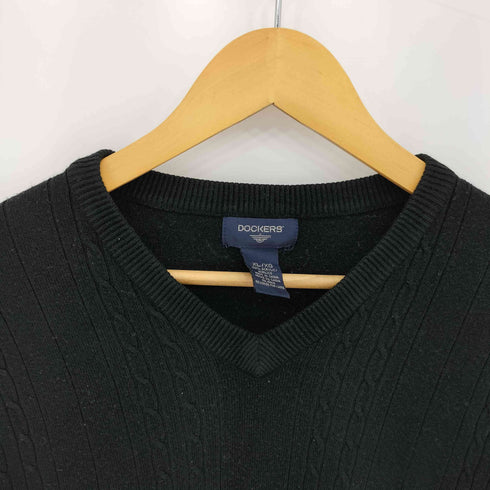 ドッカーズ DOCKERS Vネック アクリル ニットベスト メンズ import:XL