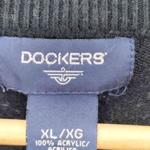 ドッカーズ DOCKERS Vネック アクリル ニットベスト メンズ import:XL