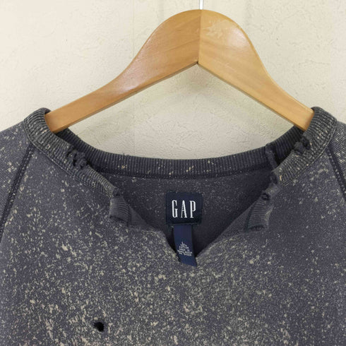 ギャップ Gap 90S OLD ナス紺 リメイク スウェット メンズ import:L