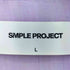 SIMPLE PROJECT 多重ボタン テールカット シアー半袖シャツ メンズ import:L