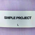 SIMPLE PROJECT 多重ボタン テールカット シアー半袖シャツ メンズ import:L
