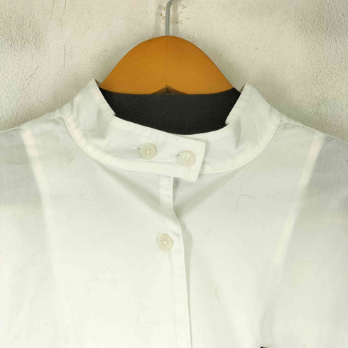 フレッドペリー FRED PERRY ワンポイント刺繍 L/S バンドカラーシャツ レディース 36