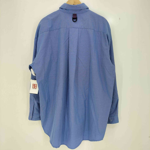 SIMPLE PROJECT フロントダブルポケット スナップボタン 長袖シャツ メンズ import:M